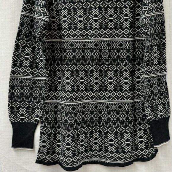 Eddie Bauer Fair Isle 1/2-zip Women's Sweater -NWT-Medium - Picture 4 of 7